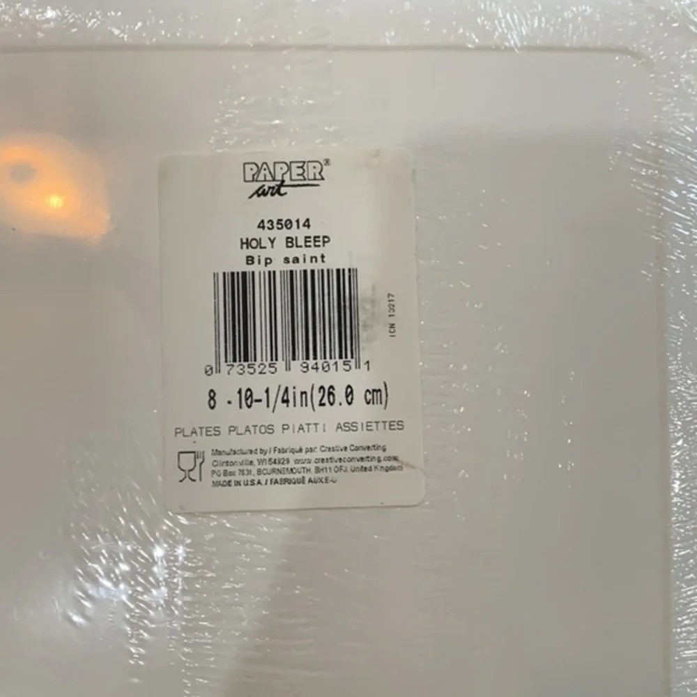NWT Holy Beep You’re How Old? Set of 8‎ Party Plates SET OF 3
